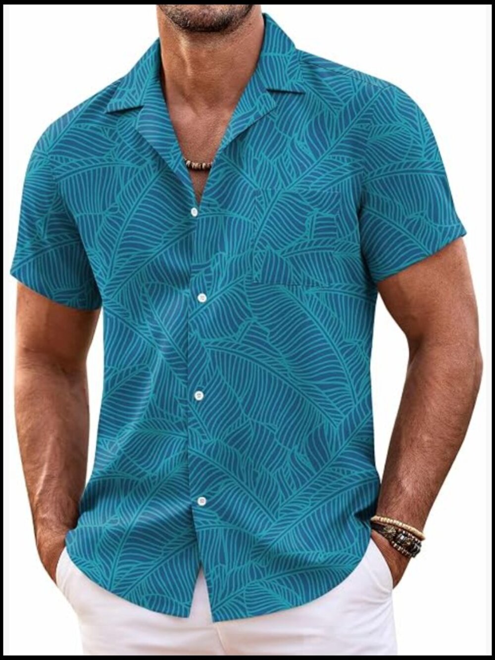 Mens Hawaiian Shirt Short Sleeve Floral Button Down Tropical Beach Summer Camp